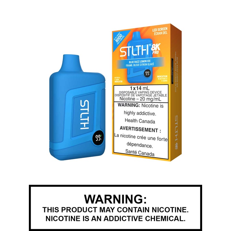 Blue Razz Lemon Ice STLTH 8K Pro Disposable Vape
