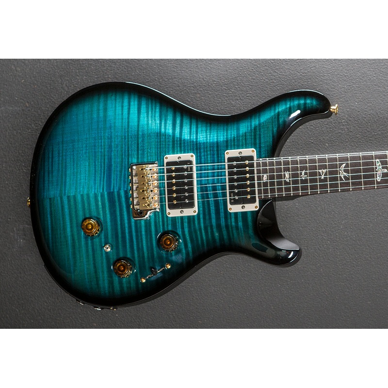 Custom 24 Piezo 10 Top – Carroll Blue Wraparound Smokeburst