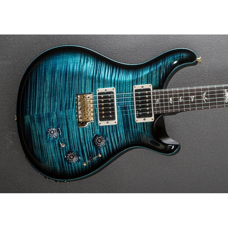 Custom 24 Piezo 10 Top – Cobalt Blue Smokeburst