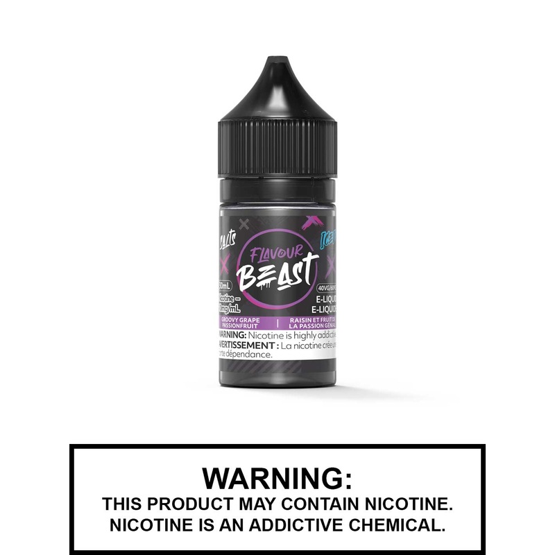 Groovy Grape Passionfruit Iced by Flavour Beast Salts