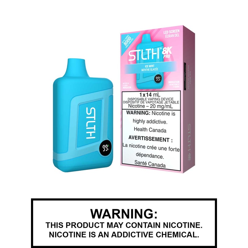 Ice Mint STLTH 8K Pro Disposable Vape