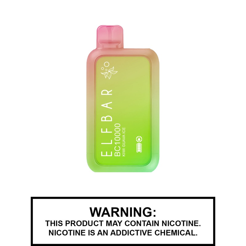 Kiwi Guava Ice by Elf Bar BC10000 Disposable Vape