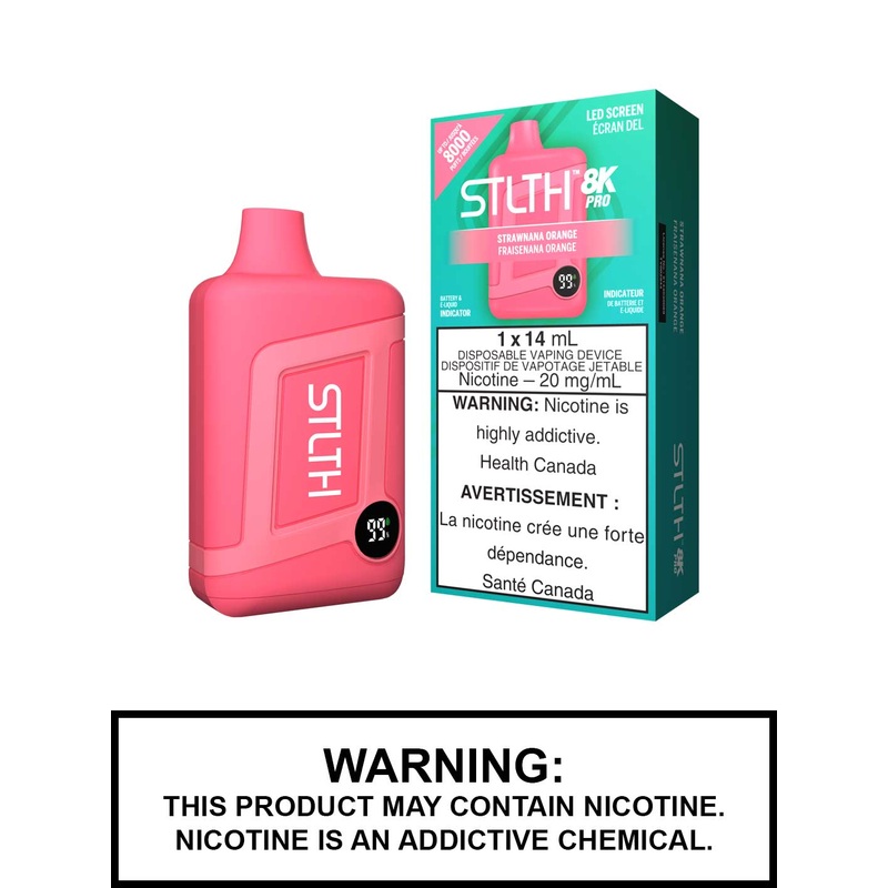 Strawnana Orange STLTH 8K Pro Disposable Vape