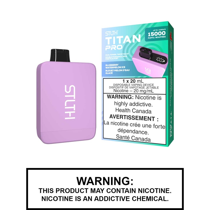 Blueberry Watermelon Ice STLTH Titan Pro Disposable Vape