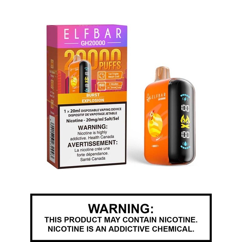 Burst Elf Bar GH20000 Disposable Vape