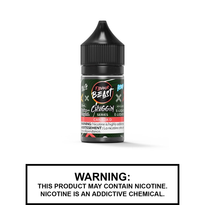 Canada D Iced by Flavour Beast Chuggin Series Salts
