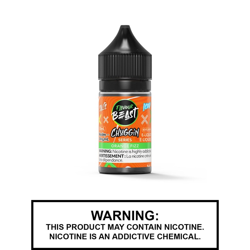 Orange Fizz Iced by Flavour Beast Chuggin Series Salts