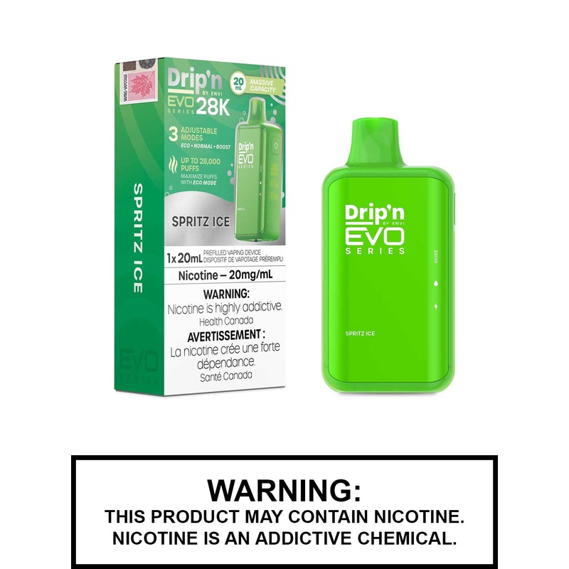Spritz Ice Drip’n EVO 28K Disposable Vape