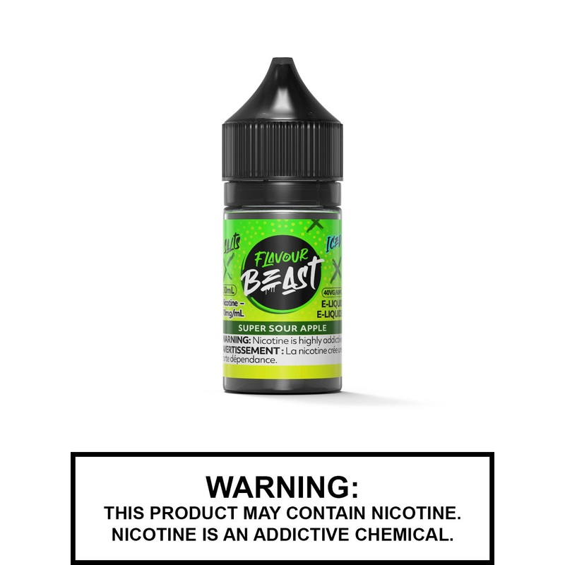Super Sour Apple Iced by Flavour Beast Salts