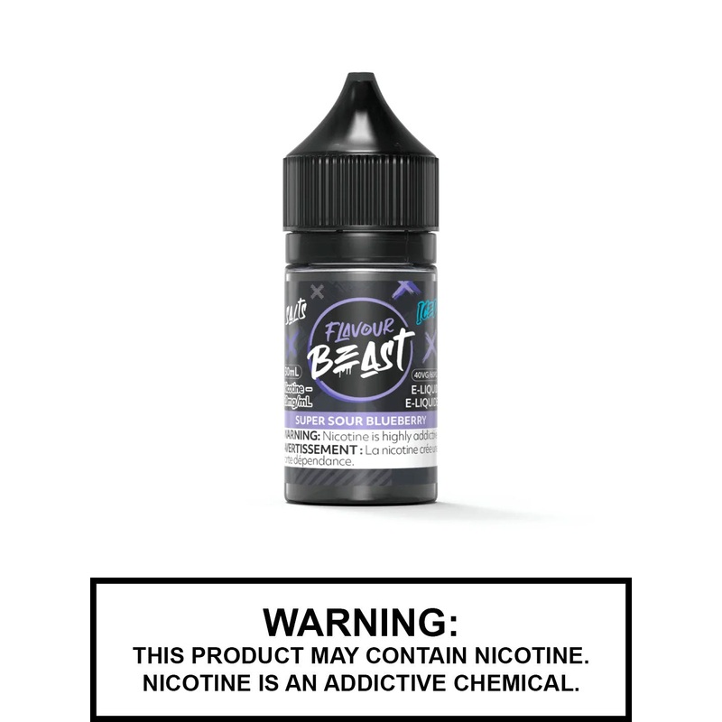 Super Sour Blueberry Iced by Flavour Beast Salts