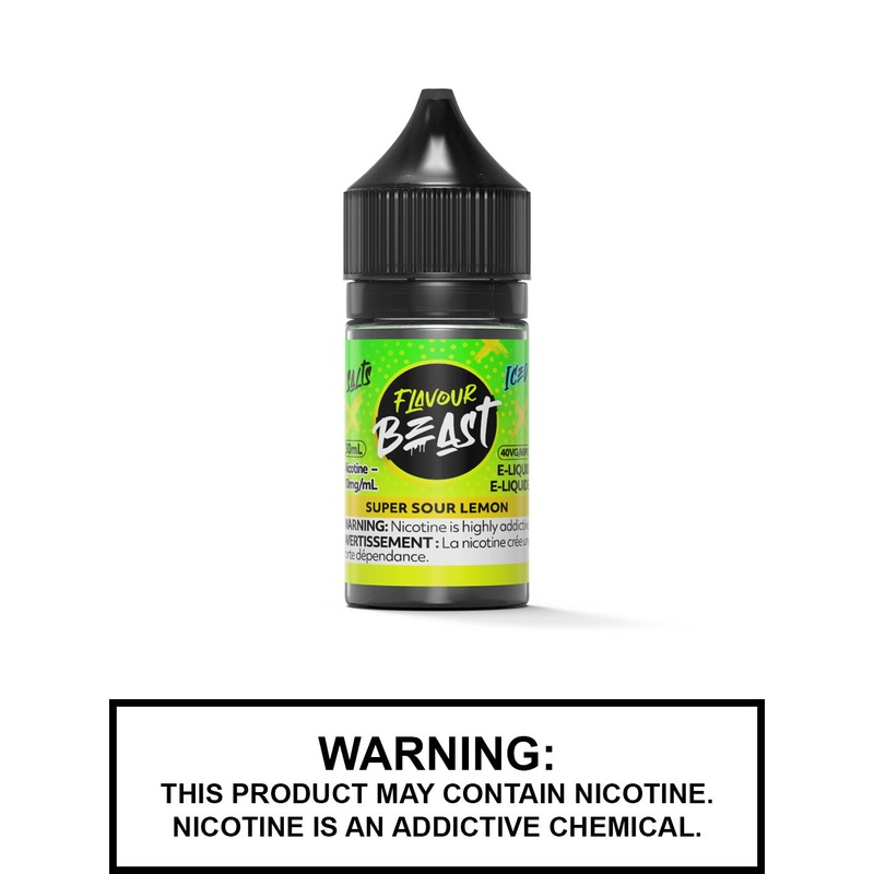 Super Sour Lemon Iced by Flavour Beast Salts