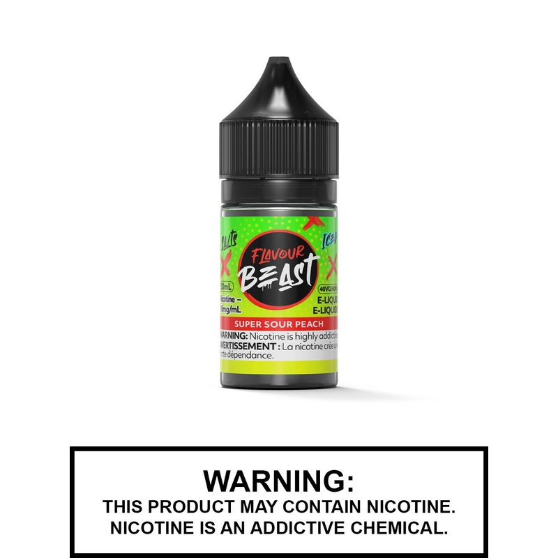 Super Sour Peach Iced by Flavour Beast Salts