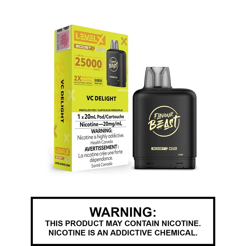 VC Delight Flavour Beast Level X Boost G2 Pods