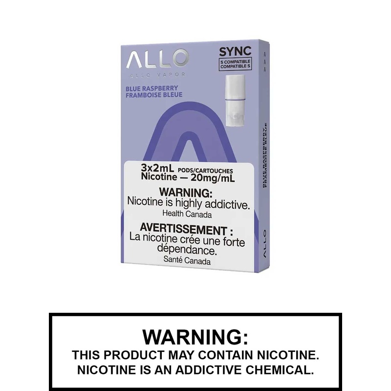 Blue Raspberry Allo Sync Pods|20mg