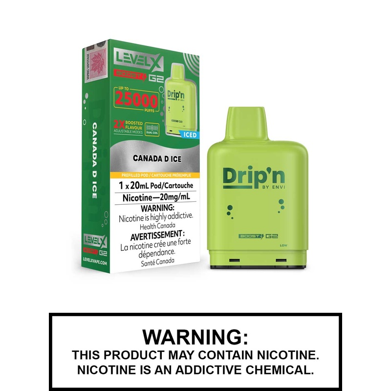 Canada D Ice Drip’n Level X Boost G2 Pods