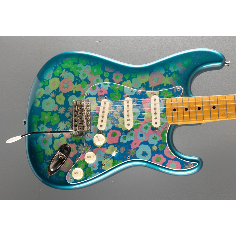 Used Blue Flower Stratocaster ’03