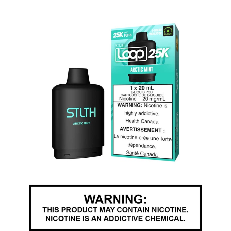 Arctic Mint STLTH Loop 25K Pods