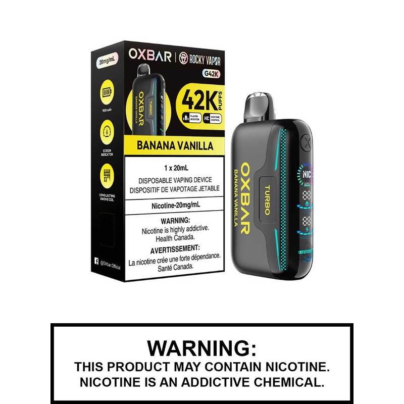 Banana Vanilla Oxbar G42K Disposable Vape