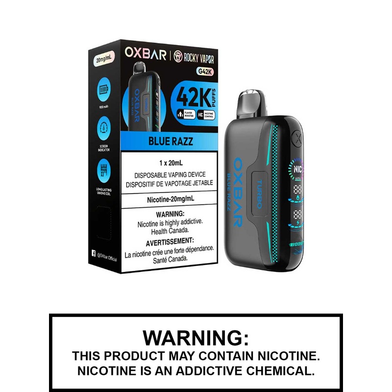 Blue Razz Oxbar G42K Disposable Vape