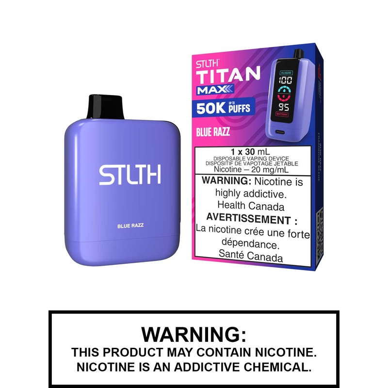 Blue Razz STLTH Titan Max Disposable Vape