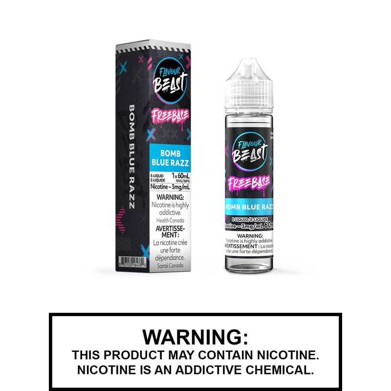 Bomb Blue Razz by Flavour Beast Juice