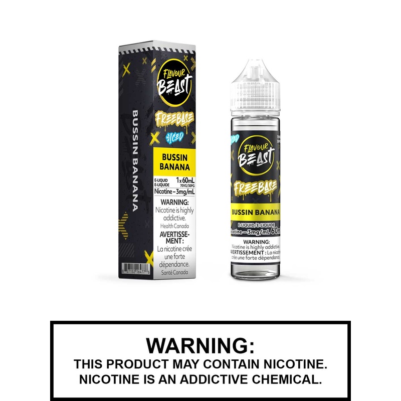 Bussin Banana Iced by Flavour Beast Juice