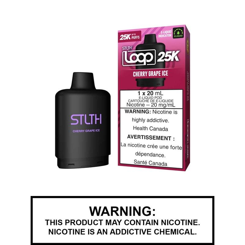 Cherry Grape Ice STLTH Loop 25K Pods