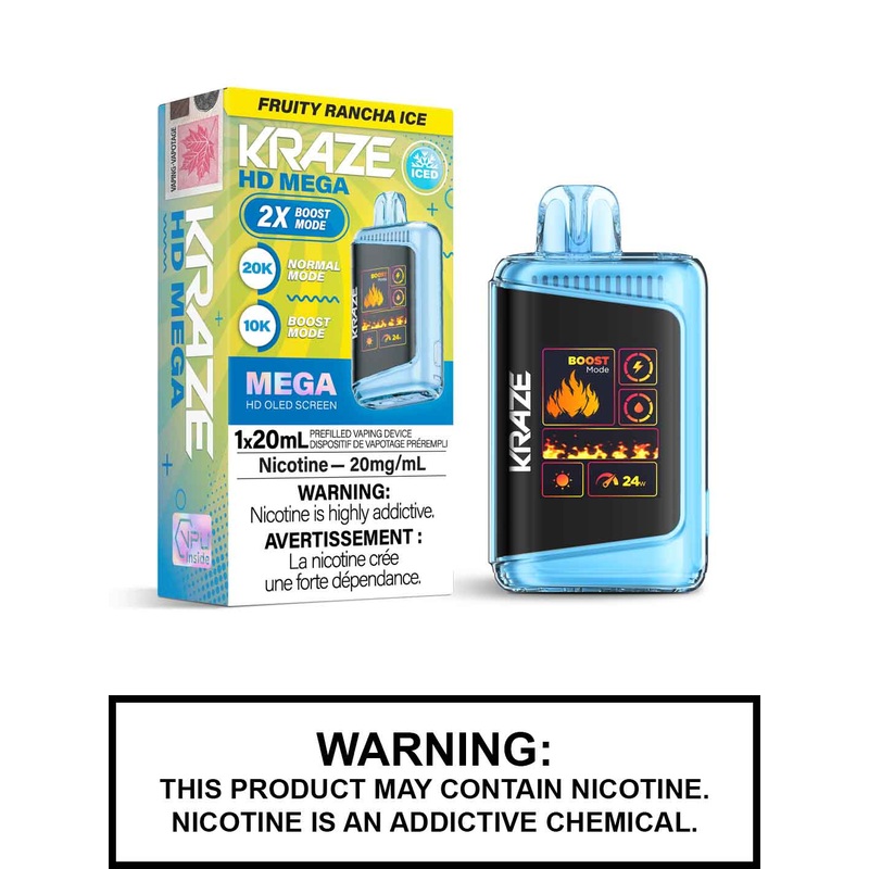 Fruity Rancha Ice Kraze HD Mega Disposable Vape