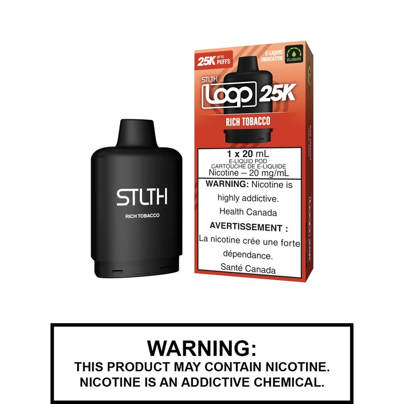 Rich Tobacco STLTH Loop 25K Pods