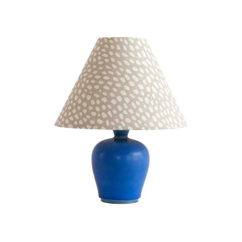 Spotty Taupe Lampshade – Small