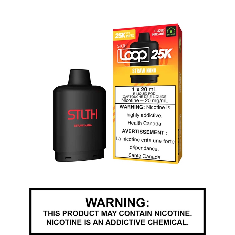 Straw Nana STLTH Loop 25K Pods