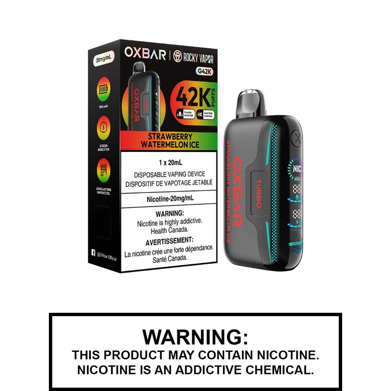 Strawberry Watermelon Ice Oxbar G42K Disposable Vape
