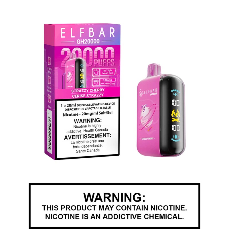 Strazzy Cherry Elf Bar GH20000 Disposable Vape