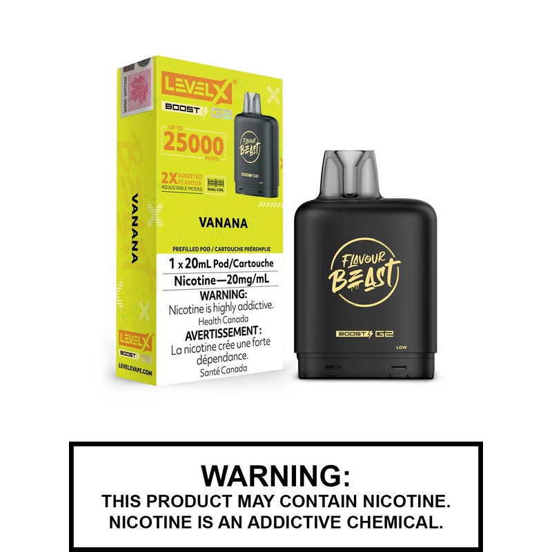 Vanana Flavour Beast Level X Boost G2 Pods