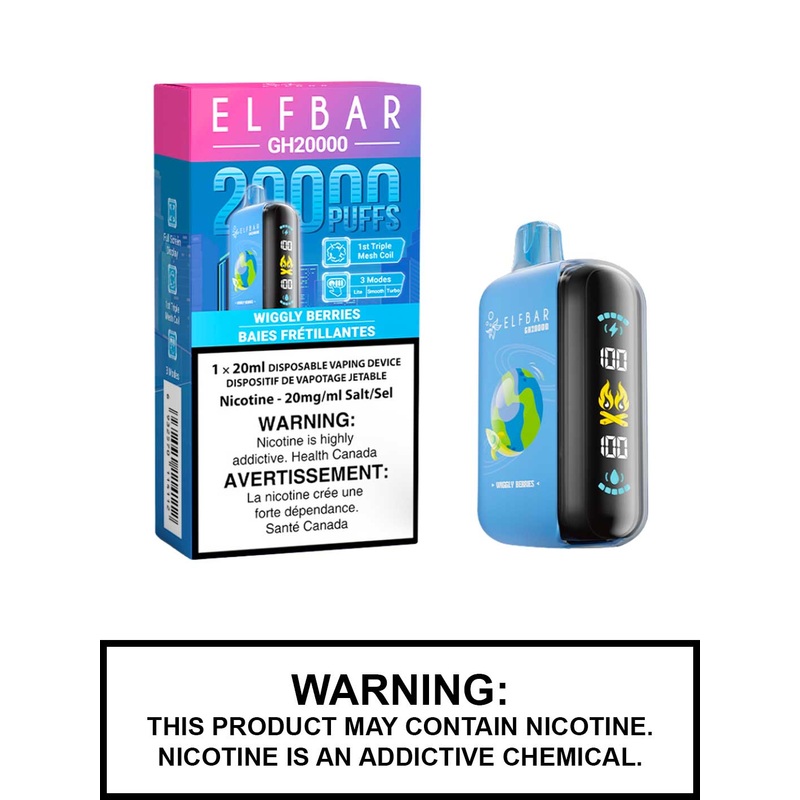 Wiggly Berries Elf Bar GH20000 Disposable Vape
