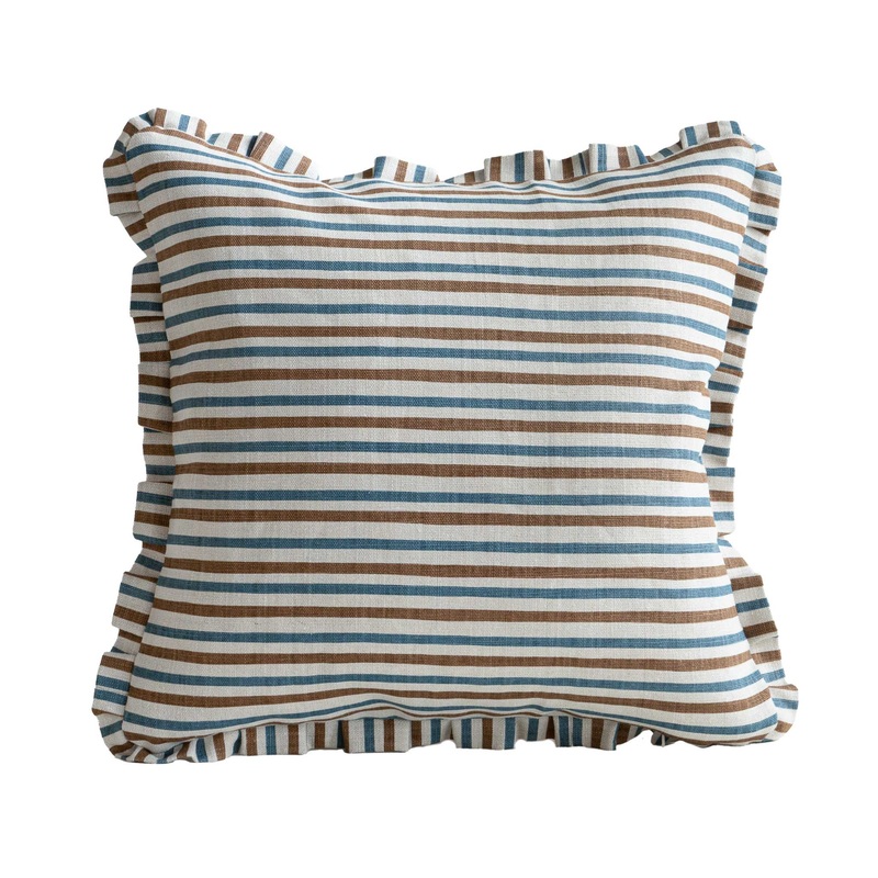 Anna-Lisa Tobacco Cushion Cover – Ruffles – 50x50cm