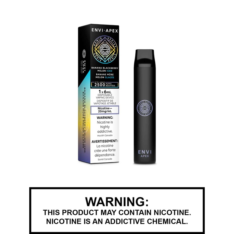 Banana Blackberry Melon Iced by ENVI Apex Disposable Vapes
