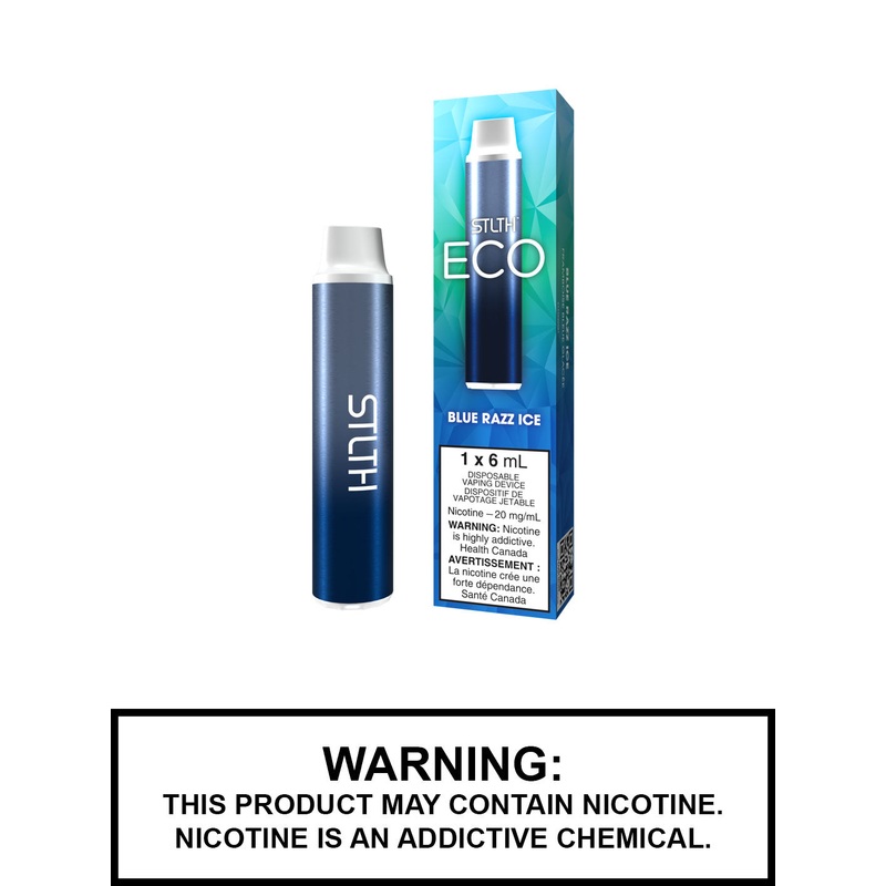 Blue Razz Ice STLTH Eco Disposable Vape