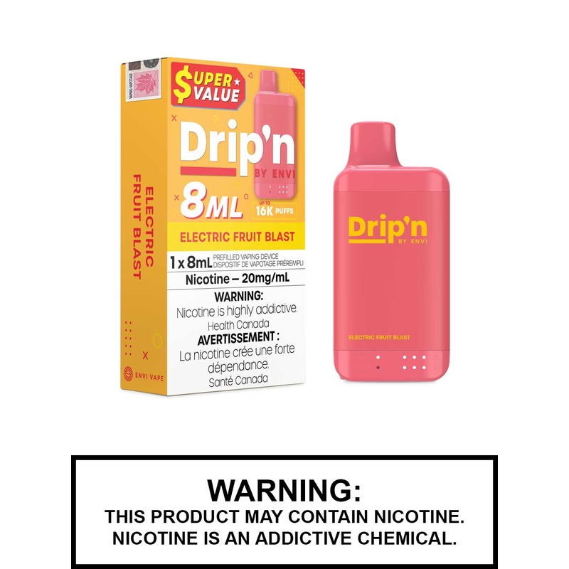 Electric Fruit Blast Drip’n 8mL Disposable Vape
