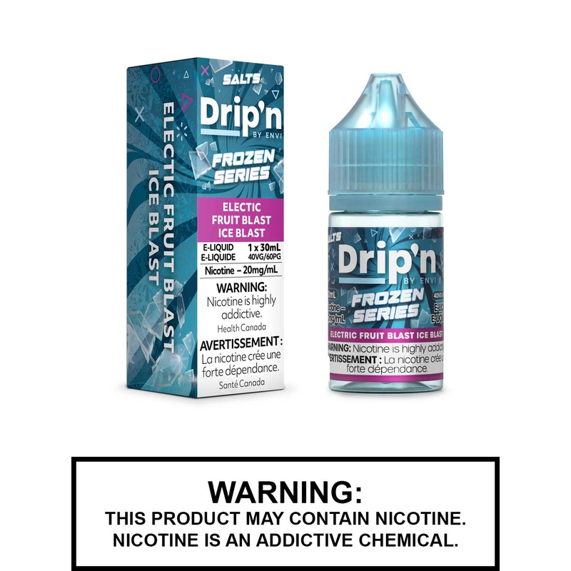 Electric Fruit Blast Ice Blast Dripn Salt Nic Vape Juice