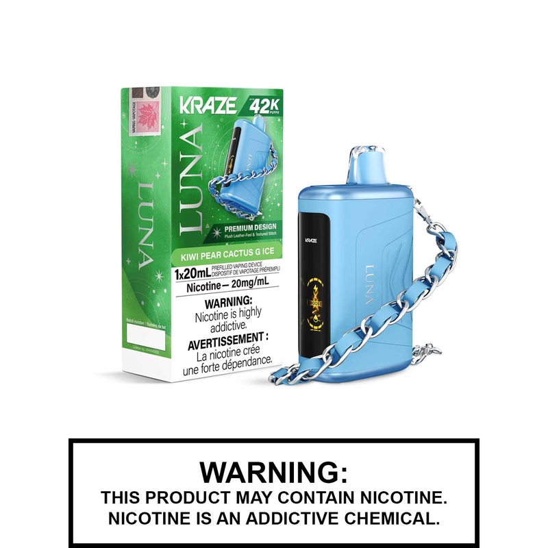 Kiwi Pear Cactus G Ice Kraze Luna Disposable Vape