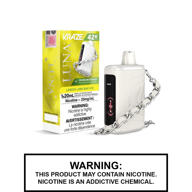 Lemon Lime Bae Ice Kraze Luna Disposable Vape