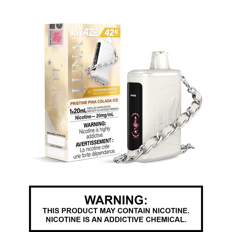 Pristine Pina Colada Ice Kraze Luna Disposable Vape