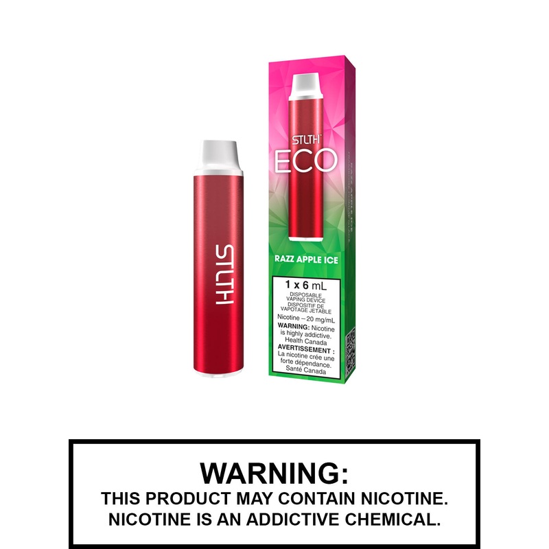 Razz Apple Ice STLTH Eco Disposable Vape