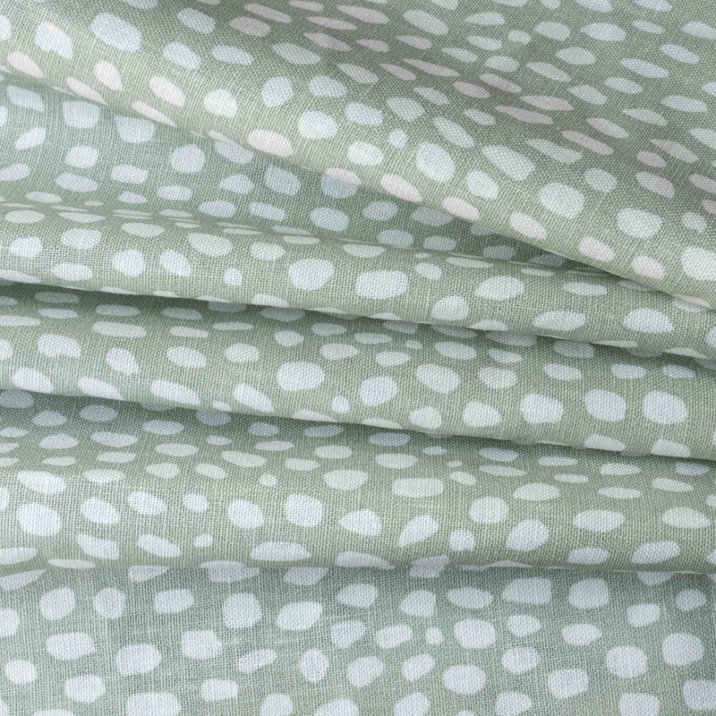 Spotty Fabric – Sage – Lightweight