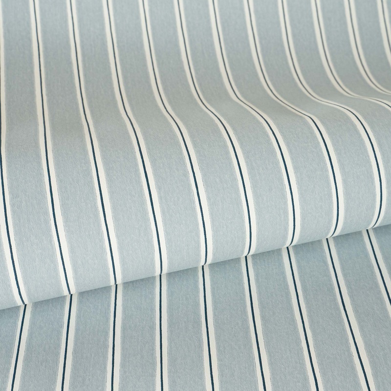 Stig Stripe Wallpaper – Dusty Blue