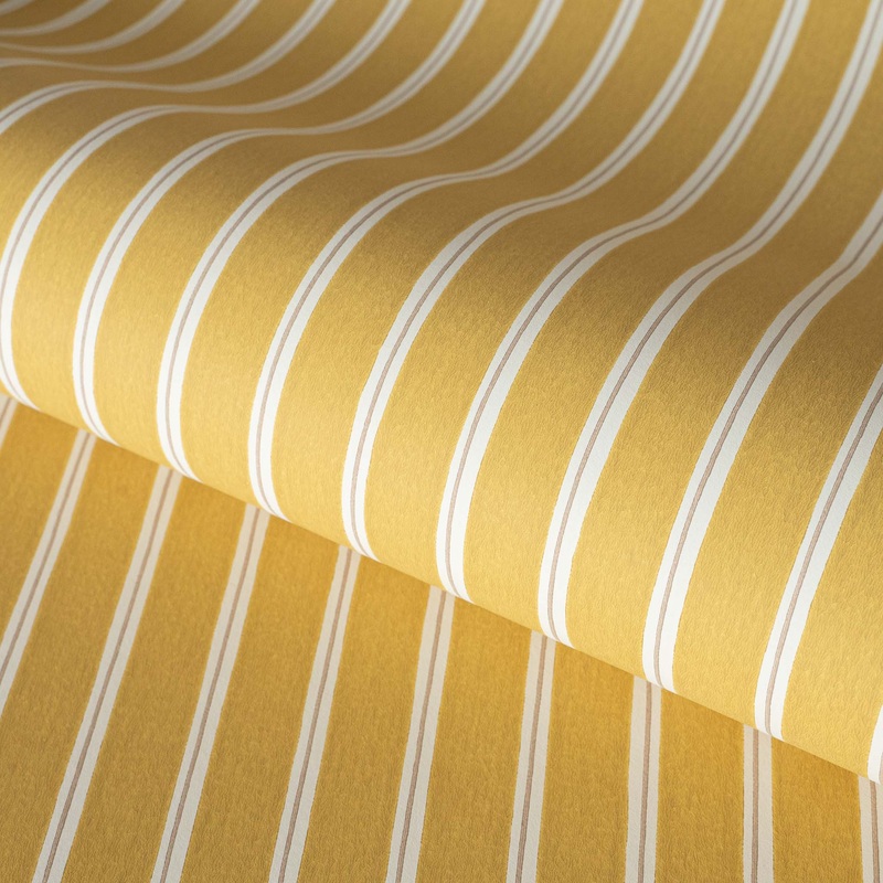 Stig Stripe Wallpaper – Mustard
