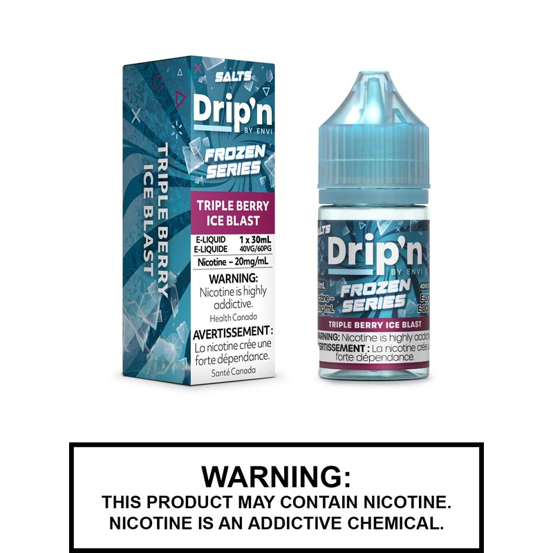 Triple Berry Ice Blast Dripn Salt Nic Vape Juice
