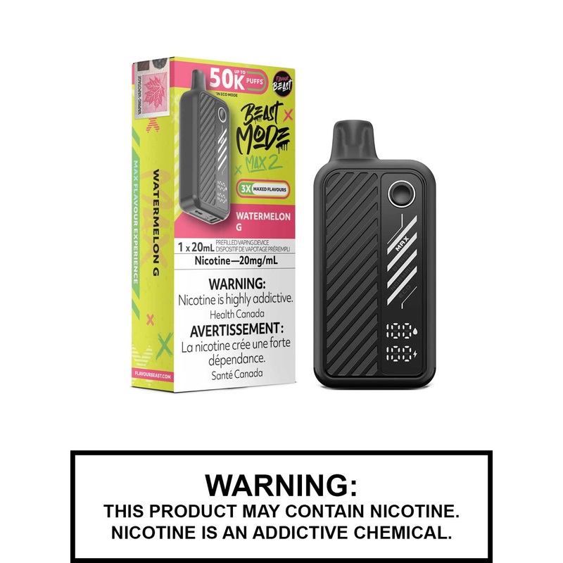 Watermelon G Flavour Beast Beast Mode Max 2 Disposable Vape