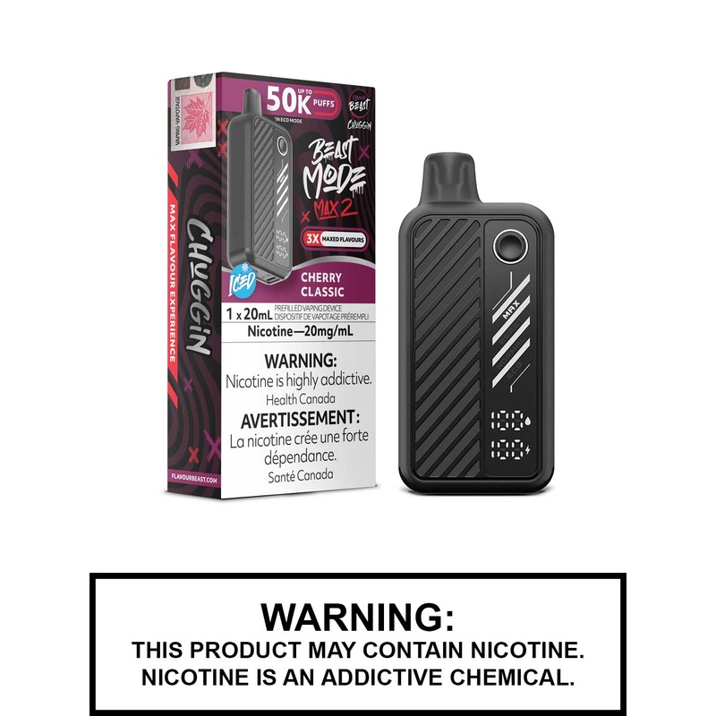 Cherry Classic Iced Flavour Beast Beast Mode Max 2 Disposable Vape